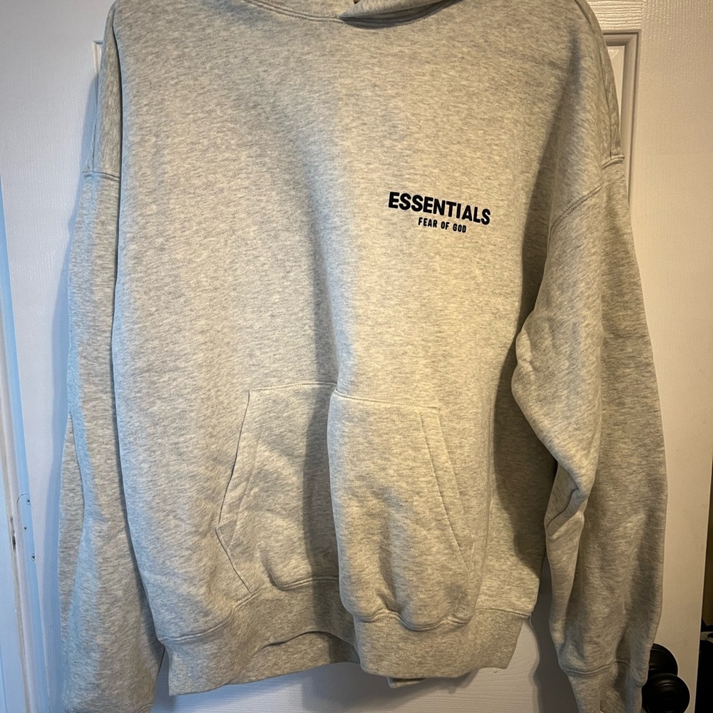 Essentials Light Gray Hoodie